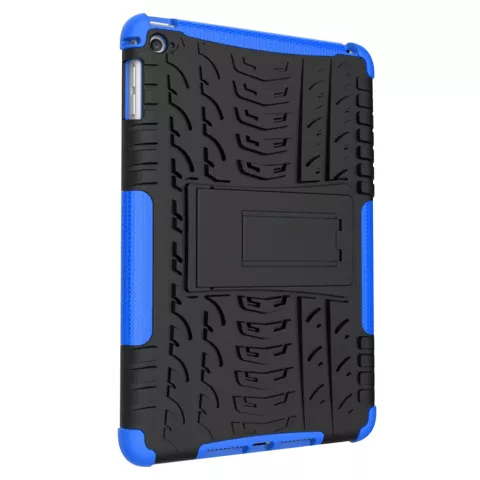 Reifenprofilabdeckung Griffst&auml;nder TPU Kunststoff iPad mini 4 5 H&uuml;lle - Blau
