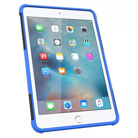 Reifenprofilabdeckung Griffst&auml;nder TPU Kunststoff iPad mini 4 5 H&uuml;lle - Blau