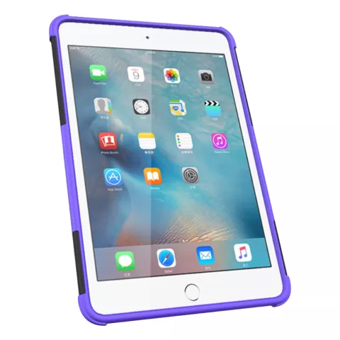 Reifenprofilabdeckung Griffst&auml;nder TPU Kunststoff iPad mini 4 5 H&uuml;lle - Lila