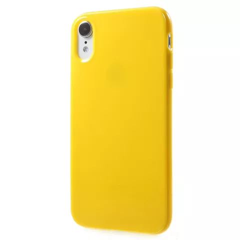 Einfache TPU-Schutzh&uuml;lle f&uuml;r iPhone XR - Gelb