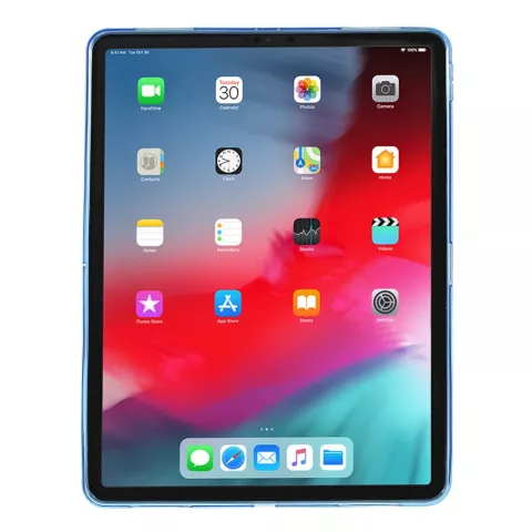 Flexibler TPU-Schutz H&uuml;lle iPad Pro 12.9 2018 - Blaue H&uuml;lle