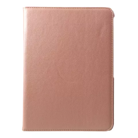 Leder Litchi Grain H&uuml;lle drehbar Standard iPad Pro 11-Zoll 2018 - Ros&eacute;gold