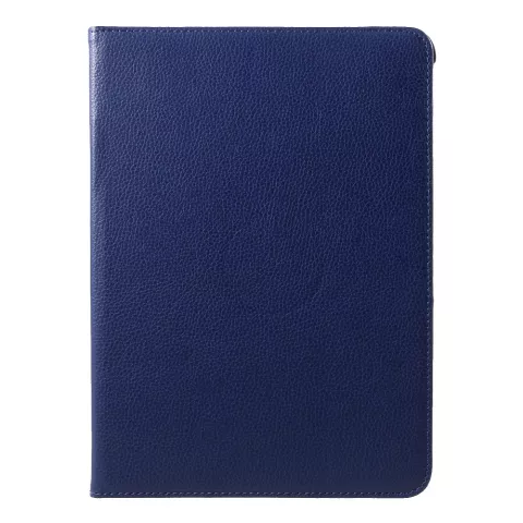 Leder Litchi Grain Cover drehbar Standard iPad Pro 11-Zoll 2018 - Dunkelblau