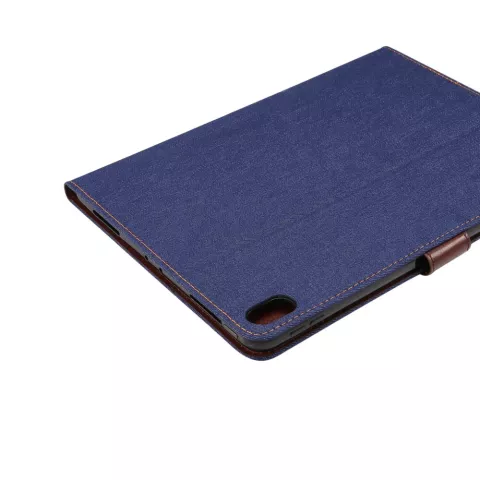 Jeans Stoff iPad Pro 11-Zoll 2018 Cover - Dunkelblau