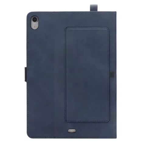 Leder iPad Pro 12,9-Zoll-2018 Fall mit H&uuml;lle Brieftasche Brieftasche Brieftasche - Blau