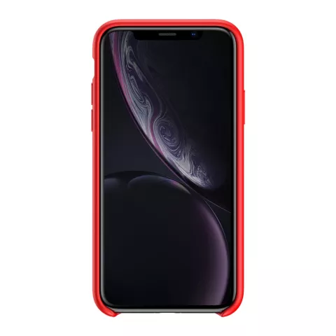 Baseus Original LSR Serie Liquid Silicone Gel H&uuml;lle iPhone XR Cover - Rot