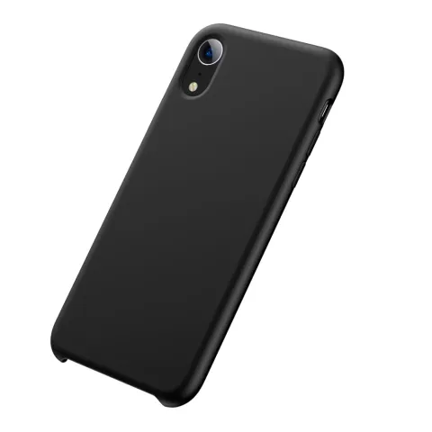 Baseus Original LSR Serie Liquid Silicone Gel H&uuml;lle iPhone XR Cover - Schwarz