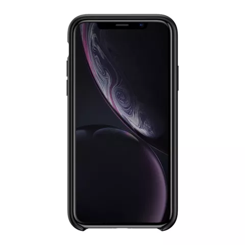 Baseus Original LSR Serie Liquid Silicone Gel H&uuml;lle iPhone XR Cover - Schwarz