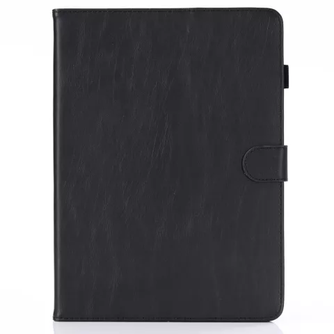 Retro Style Leder iPad Pro 12,9-Zoll-2018 Brieftasche H&uuml;lle Brieftasche - Schwarz