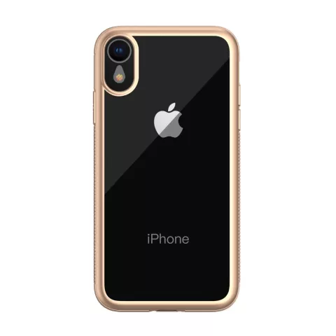 LEEU Design Gold Transparente H&uuml;lle iPhone XR - Gold