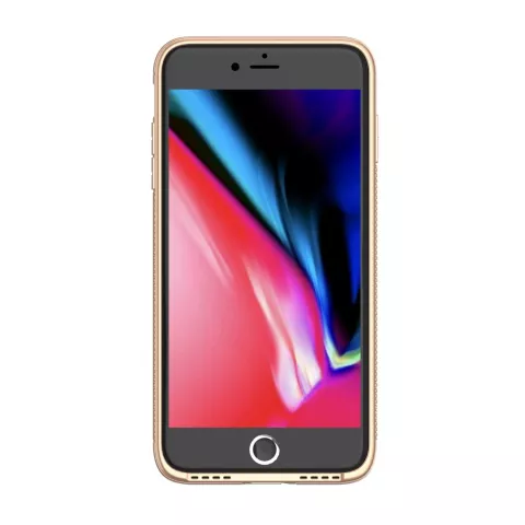 LEEU Design Gold transparente TPU-H&uuml;lle f&uuml;r iPhone 7 Plus 8 Plus - Gold