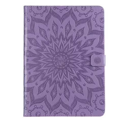 Sonnenblume Leder iPad Pro 11-Zoll-2018 Fall Cover Wallet - Lila