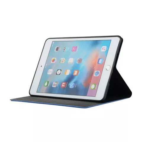 Jeans Denim Schutzh&uuml;lle Flip Case TPU iPad mini 4 5 - Blau