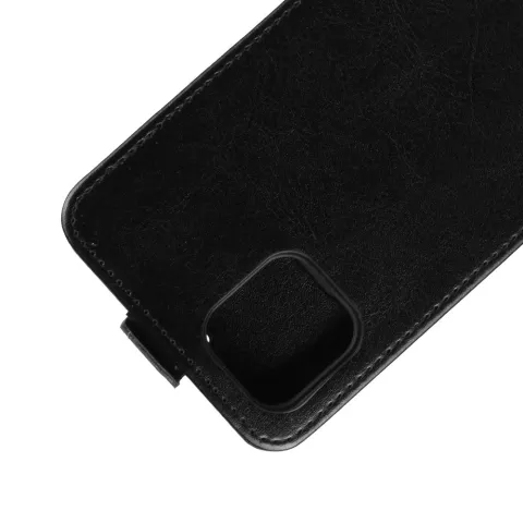 Vertical Flip Brieftasche aus Kunstleder f&uuml;r iPhone 11 Pro - Schwarz