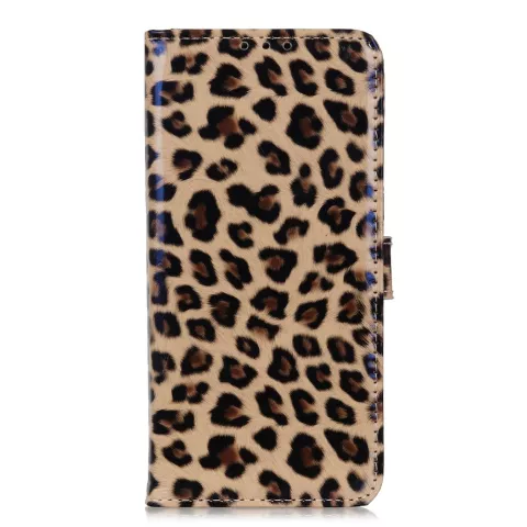 Leopard Fall Panther Brieftasche B&uuml;cherregal iPhone 11 Pro - Brown