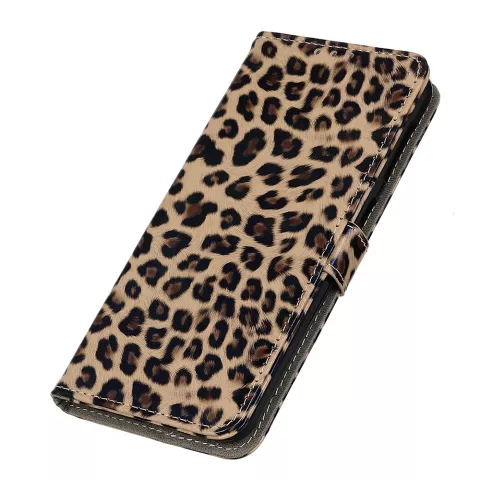 Leopard Fall Panther Brieftasche B&uuml;cherregal iPhone 11 Pro - Brown