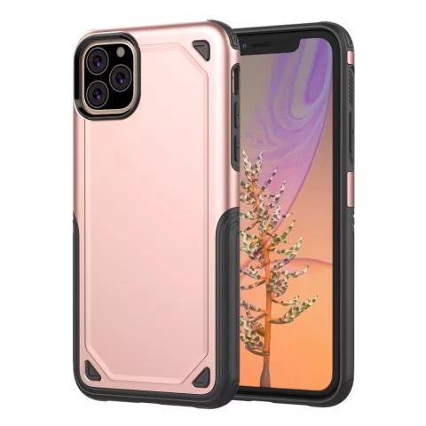 ProArmor Schutzh&uuml;lle Schutz iPhone 11 Pro Max H&uuml;lle - Ros&eacute;gold - Pink