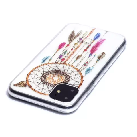 Dreamcatcher Mandala Web Perlen Farbe Spiritual Case Fall TPU iPhone 11 - Transparent