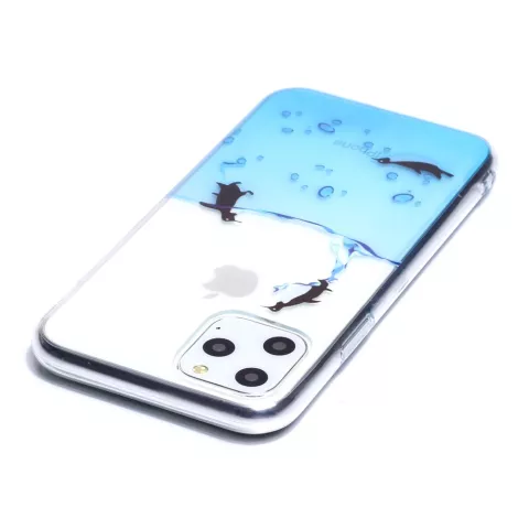 Pinguin H&uuml;lle TPU H&uuml;lle iPhone 11 Pro - Transparent