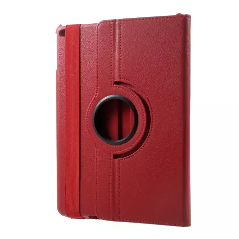 Schutz 360 Turn Kunstleder Cover Flip - iPad 2017 2018 - rot