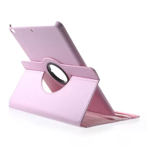 Schutz 360 Turn Kunstleder Cover Flip - iPad 2017 2018 - Pink