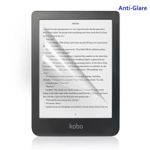 Displayschutz E-Reader Mattfolie Kobo Clara HD 6 2018 - Schutzfolie