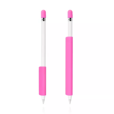 Silikonhalter H&uuml;lse &Auml;rmel Extra Schutz Anti-Rutsch Apple Pencil Pink