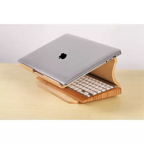 SAMDI Holz Laptop MacBook Pro bis 15 Zoll Support Desk Standard Stand