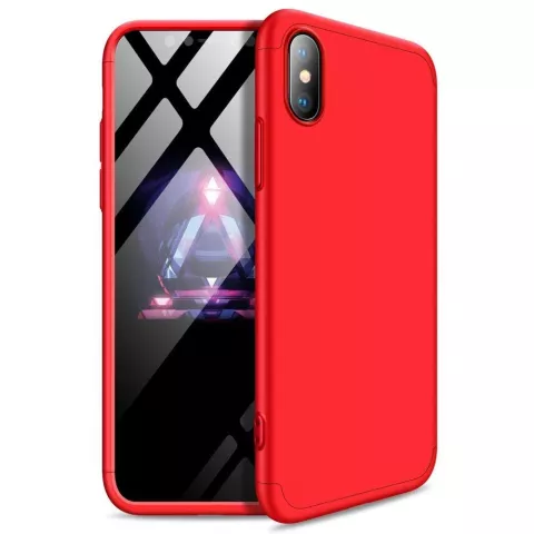 360 Schutzh&uuml;lle Abdeckung iPhone XR H&uuml;lle - Rot