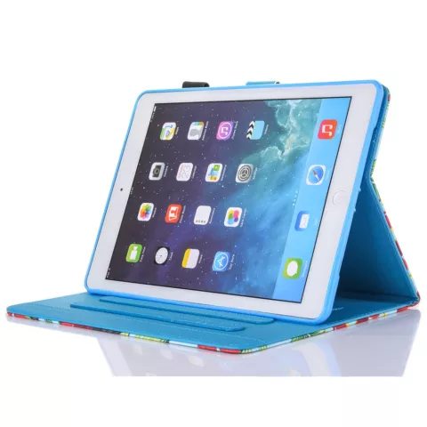 Wald k&uuml;nstlerische Malerei Leder Flip Case Schutzh&uuml;lle iPad mini 1 2 3 4 5 - Bunt