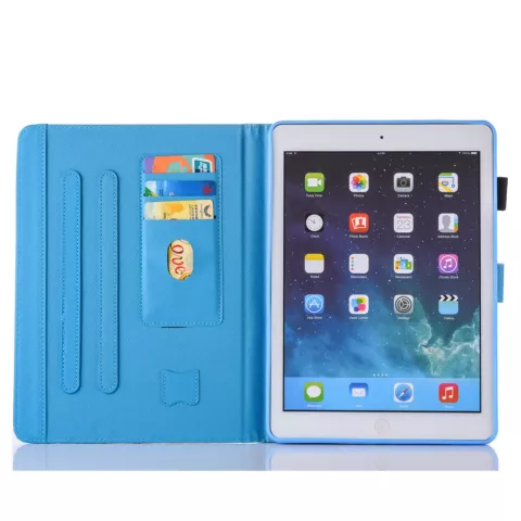 Wald k&uuml;nstlerische Malerei Leder Flip Case Schutzh&uuml;lle iPad mini 1 2 3 4 5 - Bunt