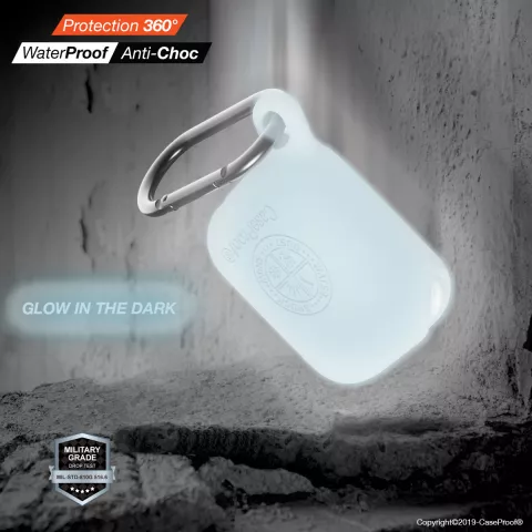 CaseProof Waterproof Airpods Geh&auml;use der 1. und 2. Generation - Wei&szlig;