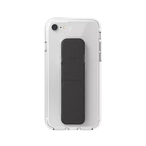 CLCKR Griffh&uuml;lle Standard Fallh&uuml;lle iPhone 6 6s 7 8 SE 2020 SE 2022 - Transparent Schwarz