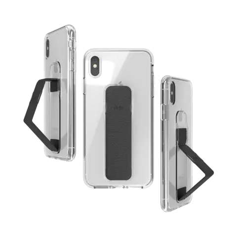 CLCKR Griffh&uuml;lle Standard Fallh&uuml;lle iPhone XS Max - Transparent Schwarz
