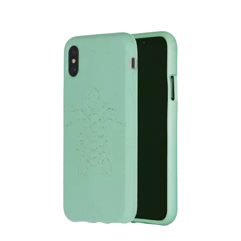 Pela Eco Umweltfreundliche H&uuml;lle Biologisch abbaubare Schutzh&uuml;lle iPhone 11 Pro - Turtle Turquoise