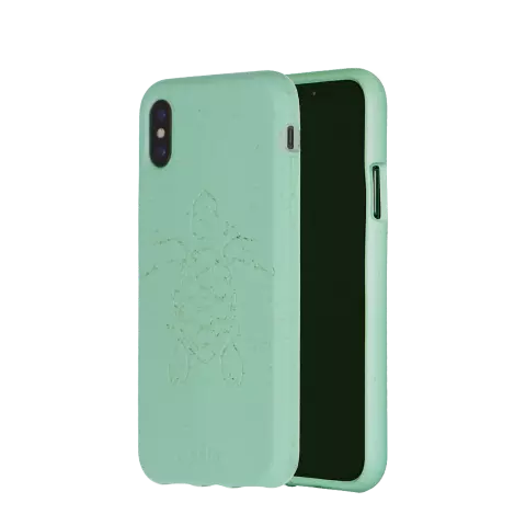 Pela Eco Eco-Friendly Case Biologisch abbaubare Schutzh&uuml;lle Kompatibel mit iPhone 11 Pro - Schildkr&ouml;te T&uuml;rkis