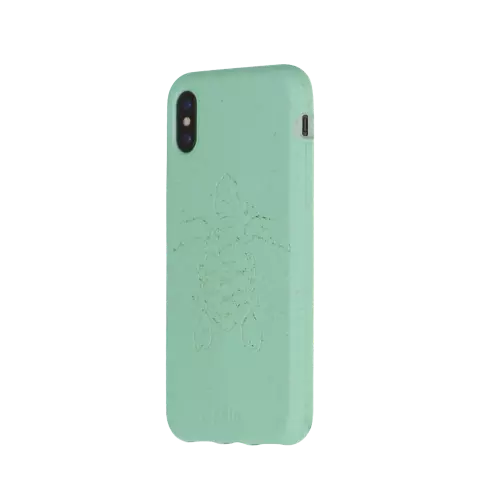 Pela Eco Eco-Friendly Case Biologisch abbaubare Schutzh&uuml;lle Kompatibel mit iPhone 11 Pro - Schildkr&ouml;te T&uuml;rkis