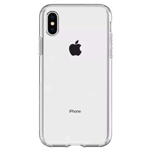 Spigen Liquid Crystal H&uuml;lle Schutzh&uuml;lle d&uuml;nnes TPU Kompatibel mit iPhone X XS - Transparent