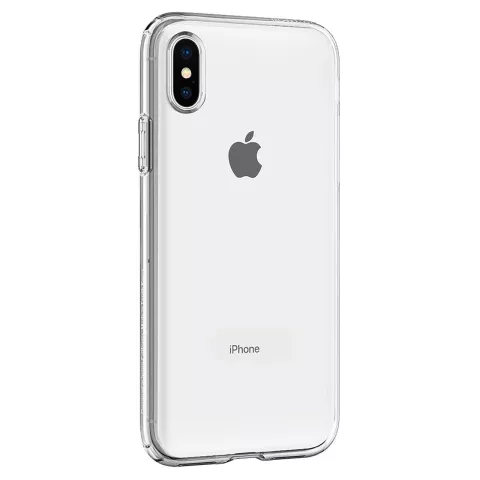 Spigen Liquid Crystal H&uuml;lle Schutzh&uuml;lle d&uuml;nnes TPU Kompatibel mit iPhone X XS - Transparent