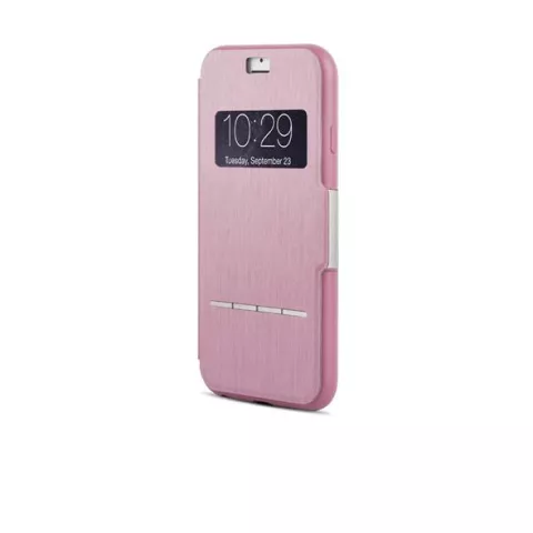 Moshi Flip Cover Brieftasche Standardh&uuml;lle f&uuml;r iPhone 6 Plus 6s Plus - Pink