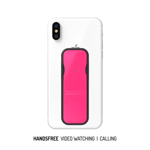 CLCKR Universal Fingergriff Neonriemen Smartphone - Pink