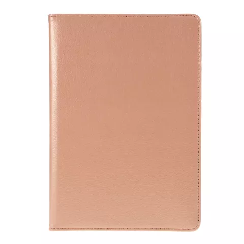 Litchi Texture Leather iPad 10,2 Zoll H&uuml;lle mit Abdeckung - Rose Gold Protection Standard