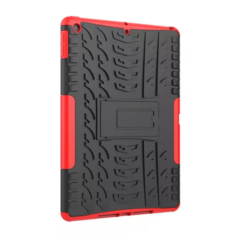 Band Profil Abdeckung Griff St&auml;nder TPU Kunststoff iPad 10,2 Zoll - Rot