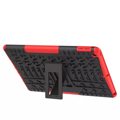 Band Profil Abdeckung Griff St&auml;nder TPU Kunststoff iPad 10,2 Zoll - Rot