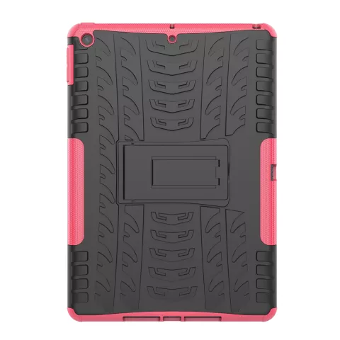 Bandprofil Abdeckung Griff St&auml;nder TPU Kunststoff iPad 10,2 Zoll - Pink
