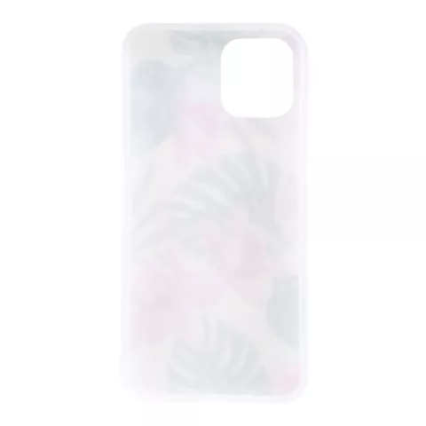 Fall Fall Blumen Bl&auml;tter Blumen Natur TPU Flexible Stossd&auml;mpfung f&uuml;r iPhone 11 - Pink