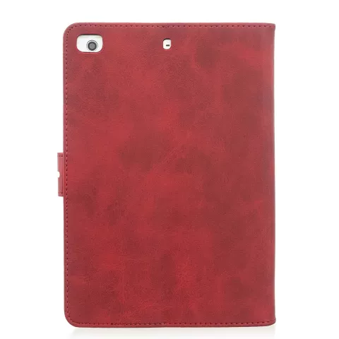 Brieftasche Brieftasche Cover Case Kunstleder mit St&auml;nder f&uuml;r iPad mini 1 2 3 4 5 - 7,9 Zoll - Rot