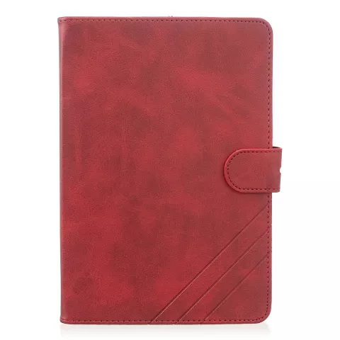 Brieftasche Brieftasche Cover Case Kunstleder mit St&auml;nder f&uuml;r iPad mini 1 2 3 4 5 - 7,9 Zoll - Rot