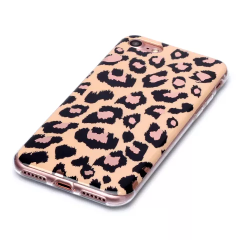Leopardenmuster iPhone 7 8 SE 2020 SE 2022 TPU-H&uuml;lle - Holographic Shiny