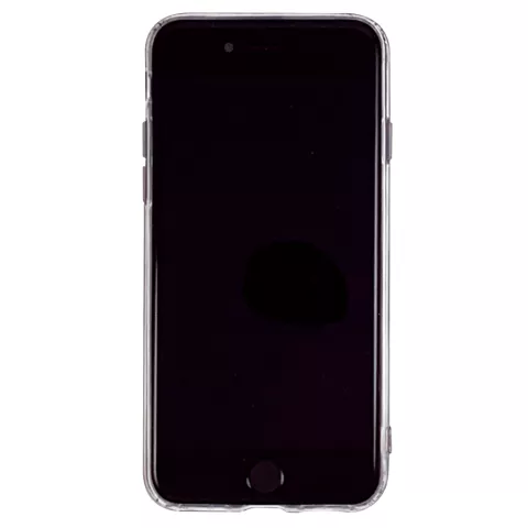 Pfirsiche iPhone 7 8 SE 2020 SE 2022 TPU H&uuml;lle - Transparent Pink Flexibel